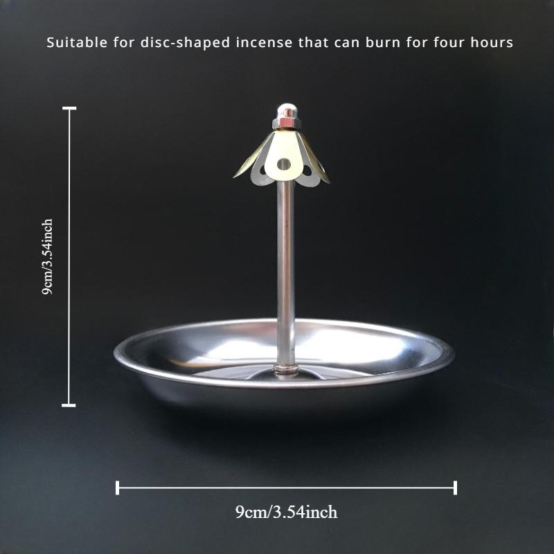 2pcs Elegant Metal Incense Burner - Modern Disc-Shaped, Detachable Design for Easy Cleaning, Perfect for Home Decor & Gifts
