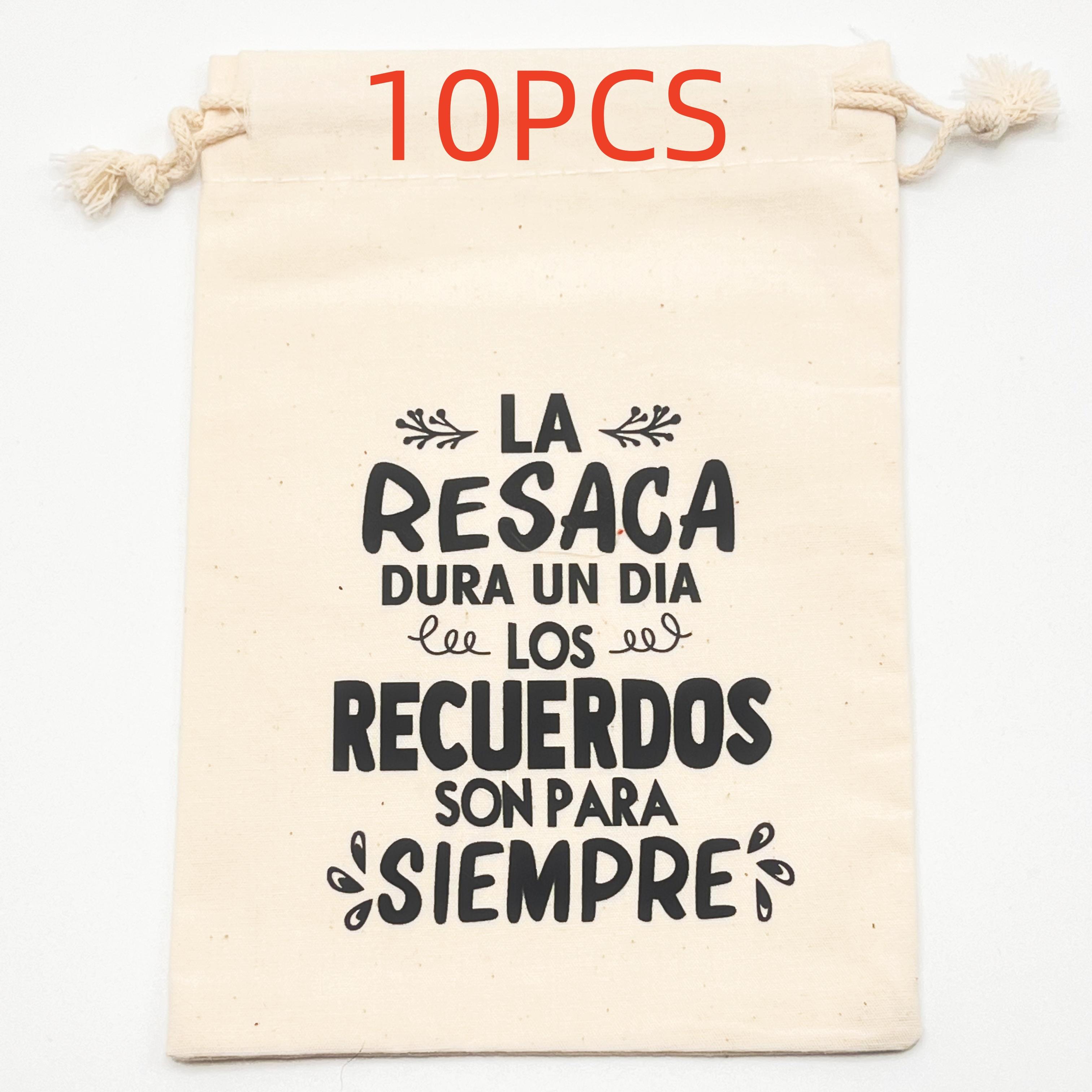 

10pcs Christmas Party Wake Up Bags Party Gift Bags Wedding Hangover bag Storage Cotton Bags To the wedding guests Recovery Kit 10 PCS&10x15cm (4x6in)