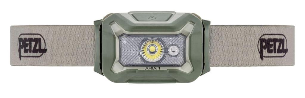 Petzl Aria 1 RGB Desert Waterproof and Dustproof Compact Headlamp (E069BA02)