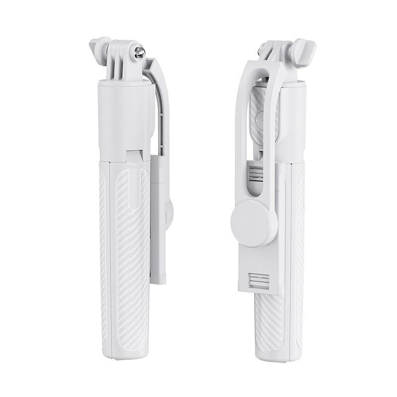 Bluetooth Selfie Stick with Remote & Fill Light for Mobile Streaming