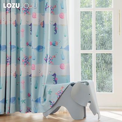 1PC LOZUJOJU 70-80% Blackout Animal Hand Drawn Printed Children's Curtains for Bedroom Living Room Home Decor