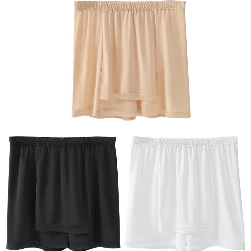LANGSHA Damen Eis Seide Anti-Scheuer Sicherheitsshorts 2er-Pack