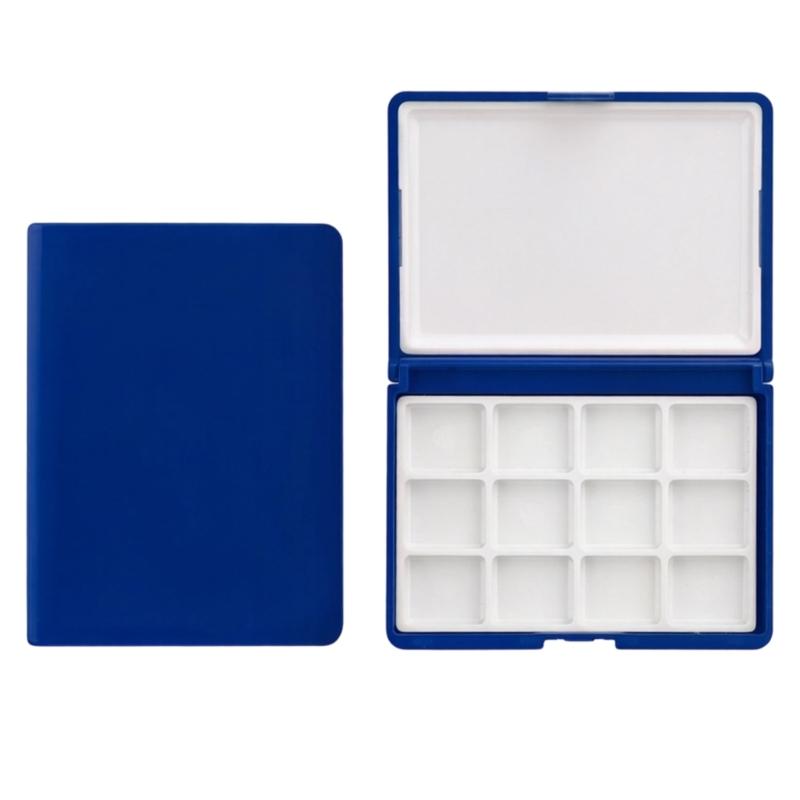 12 Section Paint Storage Box Portable Watercolor Paint Palette For Artists Students Outdoor Sketching And Art Classes