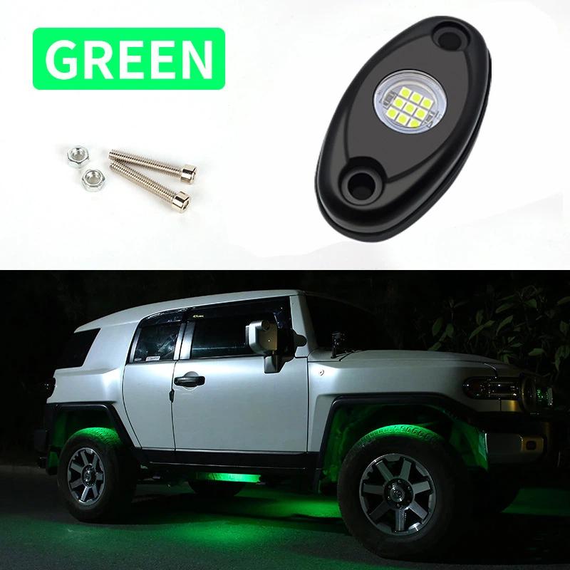 Led Car Led Rock Light Rgb Exterior Atmosphere Light Car Bottom Lamp For Jeep Offroad Truck Atv Utv Underbody Boat Side
