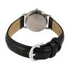 Montre Femme - Q&amp;Q - Modèle Q&amp;Q - Boîtier 26 mm - Cadran blanc - Bracelet simili cuir noir