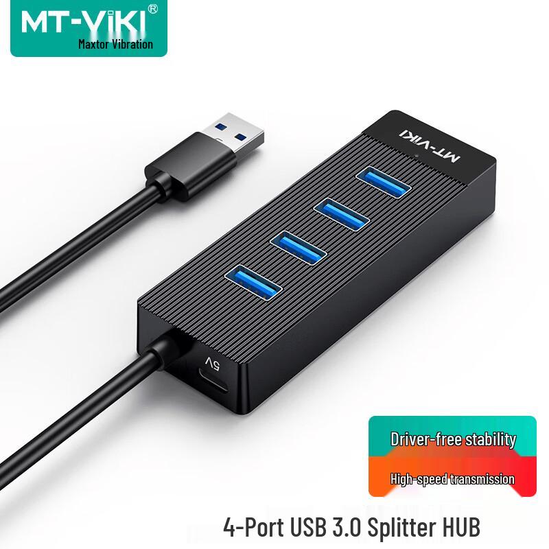 MT-viki 4-Port USB 3.0 Hub with Type-C Power