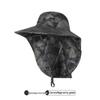 Men's Summer UV Protection Fishing Hat with Large Brim and Full Face Shield
