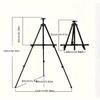 Folding Sketch Easel Portable Design Foldable Easel Sketch Drawing Stand Easel  Wedding Signs
