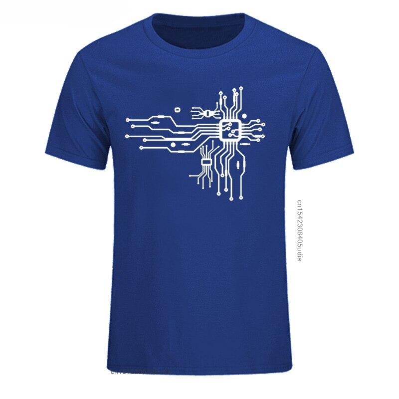 

Computer Cpu Heart TShirt Tees Mens T Shirt Nerd Pc Gamer Short Sleeves Cotton Tshirt Electronic Shirt New 4XL