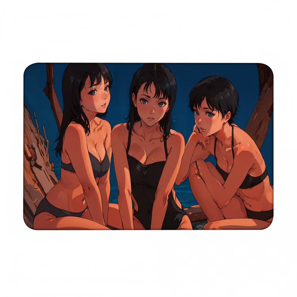 Paprika Movie Floor Mat Home Bathroom Absorbent Mats Anti-Slip Mats Home Decor Supplies