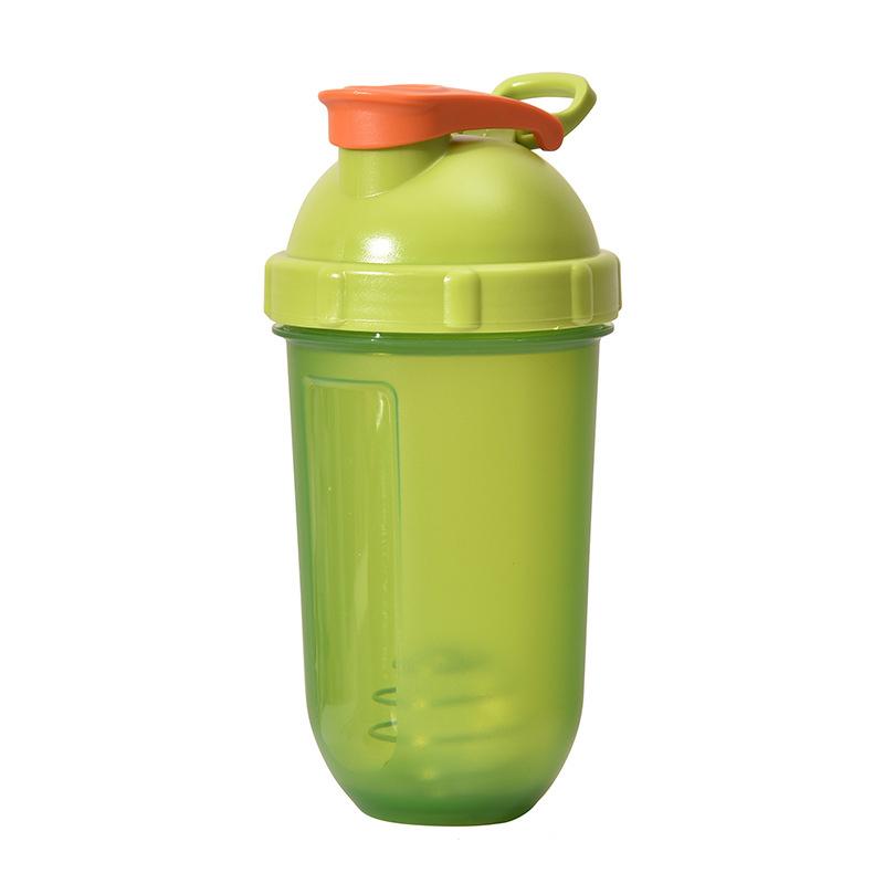 500ml Leak Proof Protein Shaker Bottle with Scale Portable Gym Water Bottle for Fitness Training Sport Mixing Cup