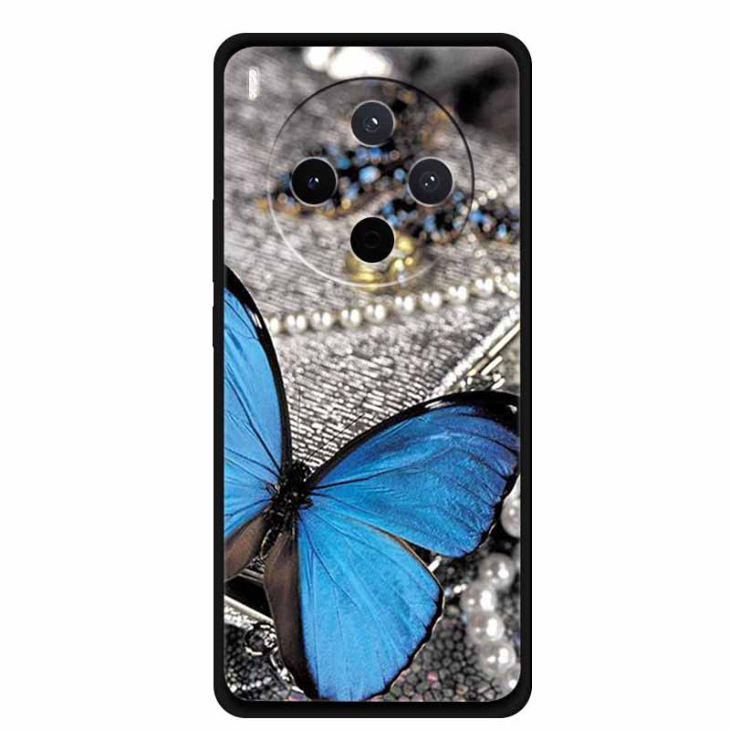 For vivo Y500 Pro 5G Case Flowers Soft Silicone TPU Phone Cases for vivoY500 Pro Shockproof Cool Wolf Animals Protective Cover