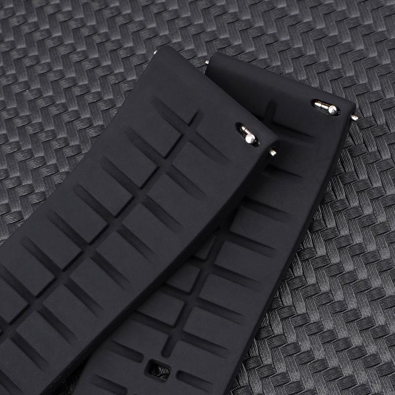Rubber Strap with Adapter for Tissot PRX Series T137.407/T137.410 Super Player 40mm New FKM Quick Release Watch Band 12mm