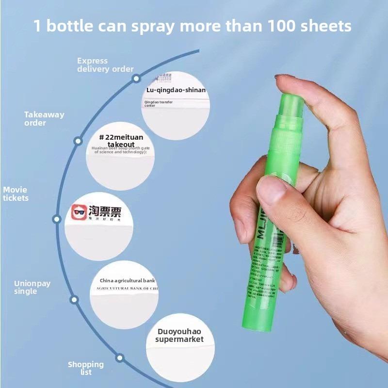Thermal Paper Correction Spray, Express Code Pen, Applicator Liquid, Express Waybill Doodling Magic Tool, Traceless Character Remover