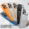 Capa de Celular Fosca com Vidro Corning Gorilla Glass para iPhone 17, Capa de Celular Magnética Galvanizada para Séries Apple 11/16/17