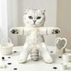 Wire Skeleton Abstract Twist Keychain Animal Figure Funny Cat Toy Kawaii Dog Pendant Doll  Children