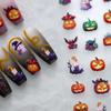 Nagelzubehör Halloween Nagelsticker DIY Nageldekorationen Halloween Nagelaufkleber Party