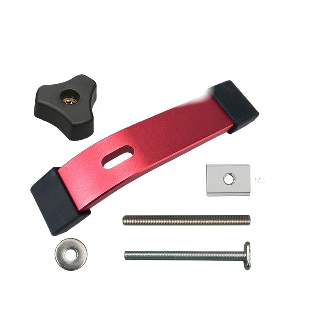 M11KT-Track Hold Down Clamp With T Bolts Silder Aluminum Alloy Woodworking Clamps For Routers Drill Presses Table Saw