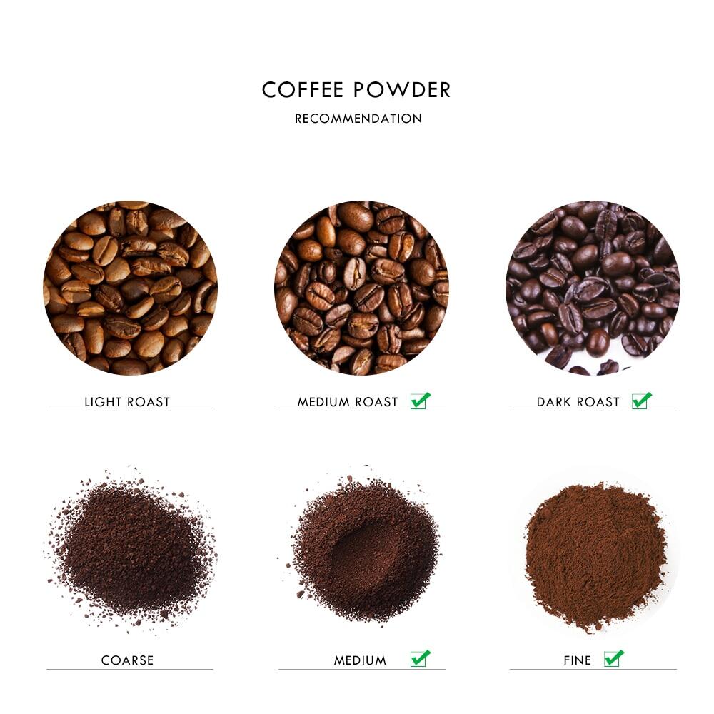i Cafilas [LFG001] Reusable Coffee Capsule Filter Refillable Crema Maker Cups Pods Stainless Steel Coffee Capsule for CAPRISTA Espresso Espressotoria