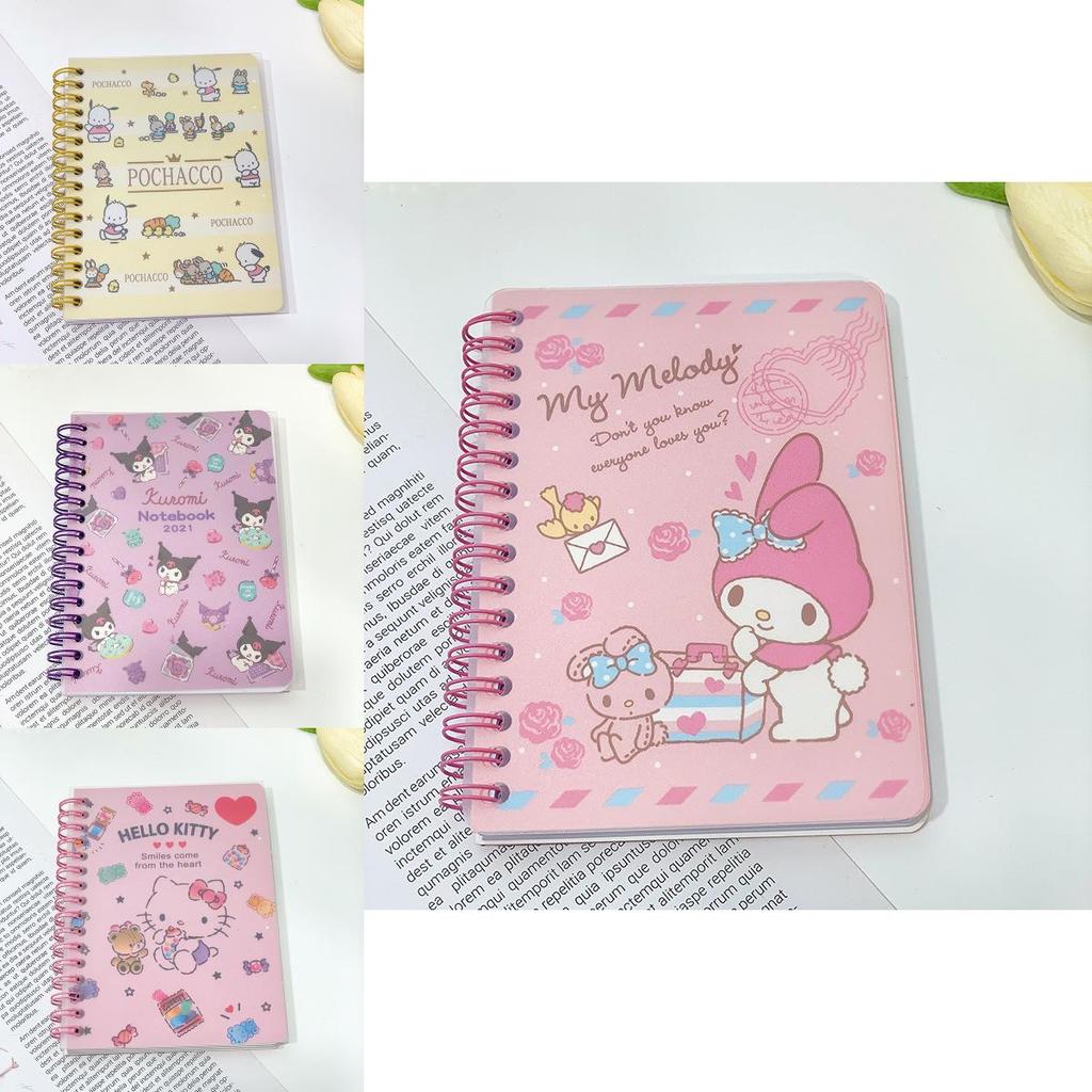 Kuromi A6 Terminbuch Notizbuch Sanrio Büro Notizblock Mit Spiralbindung Liniert