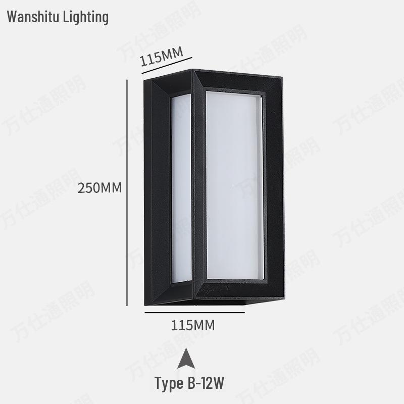 Nordic Waterproof LED Wall Lamp for Outdoor & Indoor Use