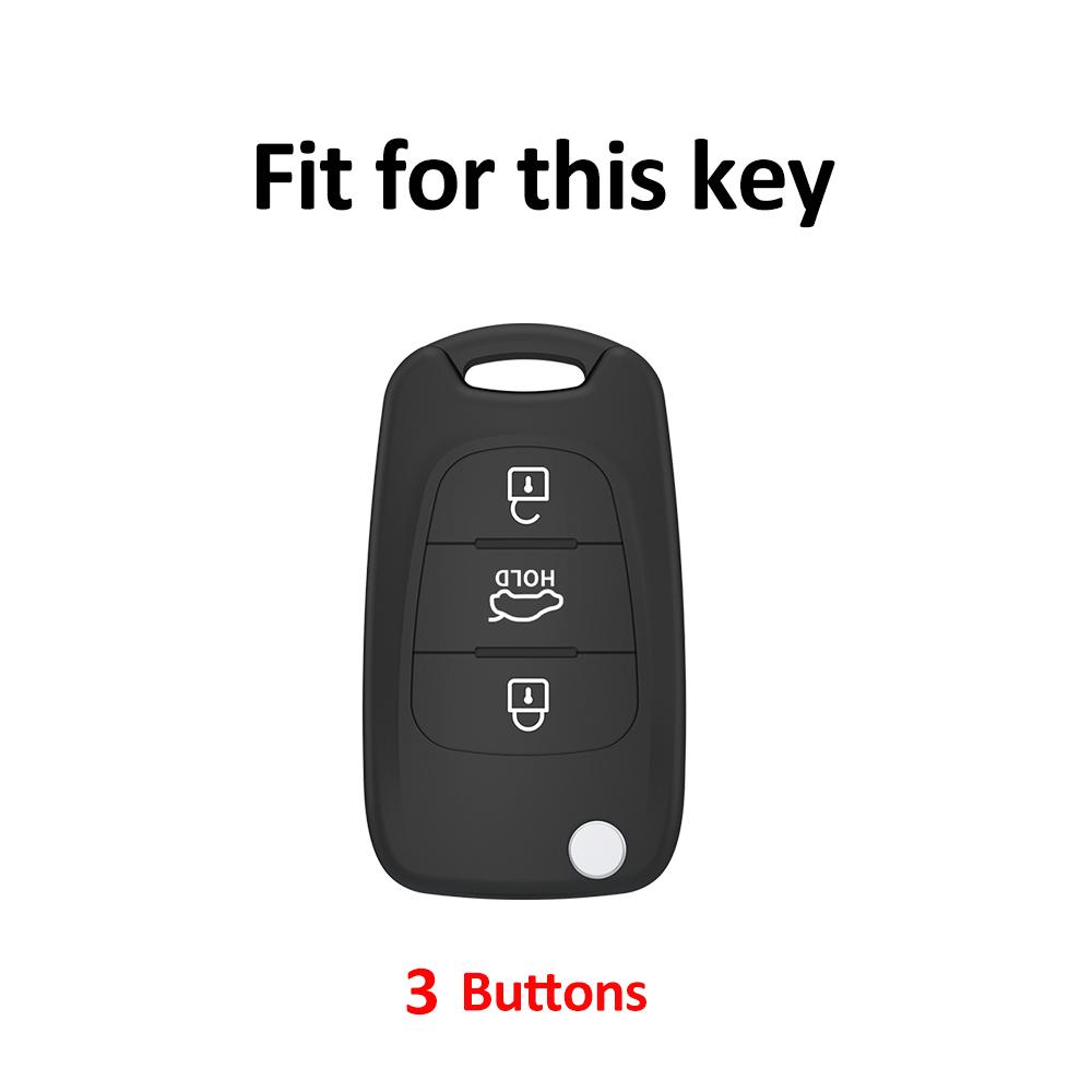 Car Key Cover Case Shell for Kia Rio K7 K5 Sportage Sorento Fashion Soft TPU For Hyundai Elantra Azera I20 I30 Veracruz Veloster