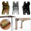 2Pcs 90 Degree Folding Gussets for Folding Legs Table Connector Folding Table Legs Hinges  Furniture