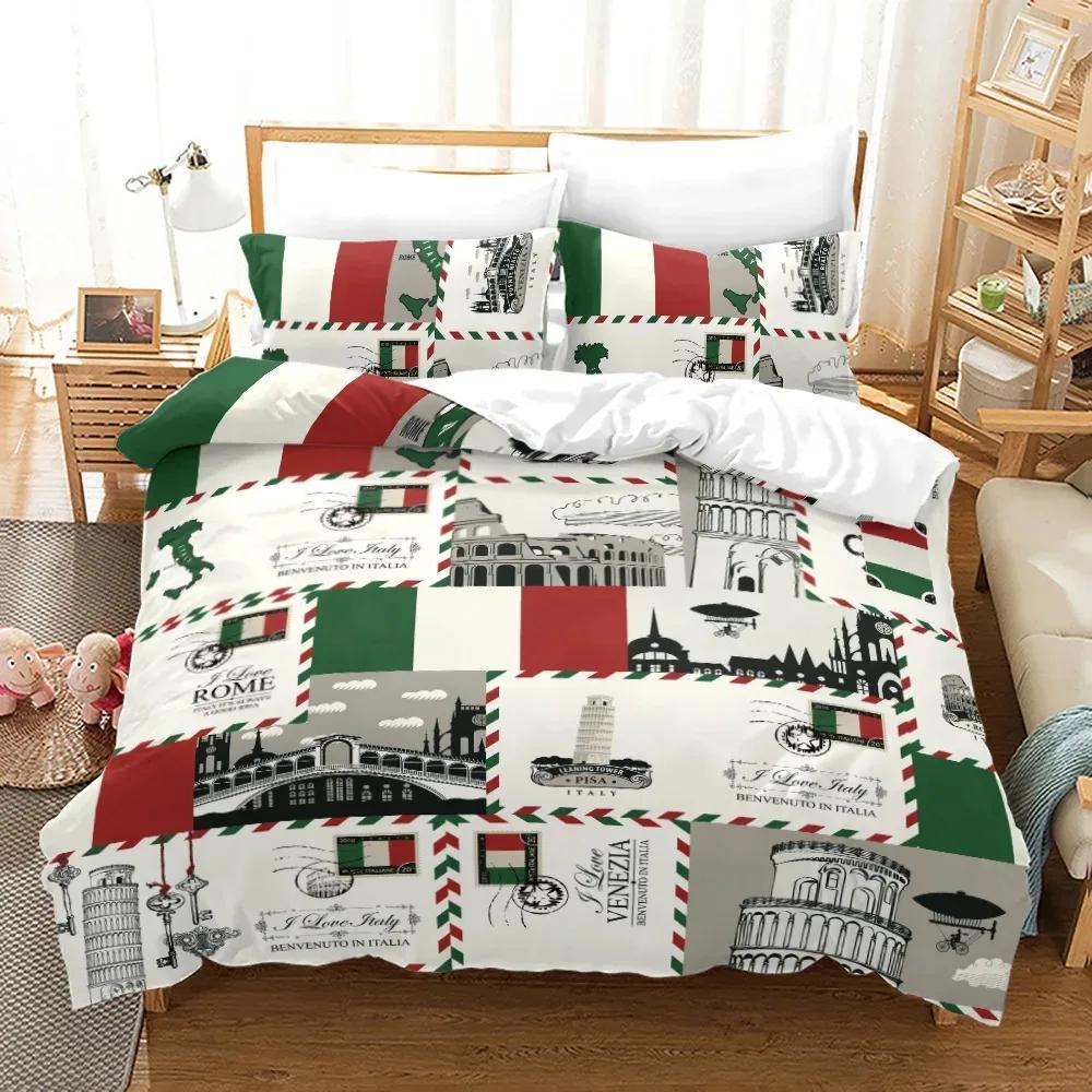 Statue of Liberty Duvet Cover King Queen Attractions In New York Quilt Cover Adults European Famous Buildings Polyester Bedding