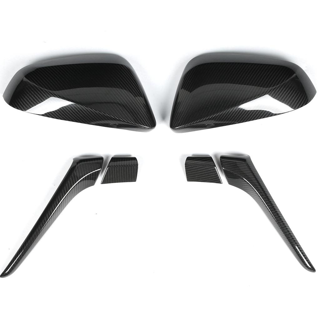 Backspegelkåpa med Baslist Kolfiberdekor Passar för NX200 200t 300h 2016‑2020 Vänsterstyrd