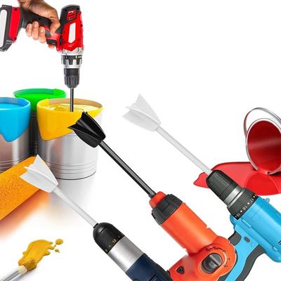 Epoxy Mixing Stick Paint Stirring Rod Putty Cement Paint Mixer Attachment With Drill Chuck For Mixes Epoxy Latex Oil Paint Tools