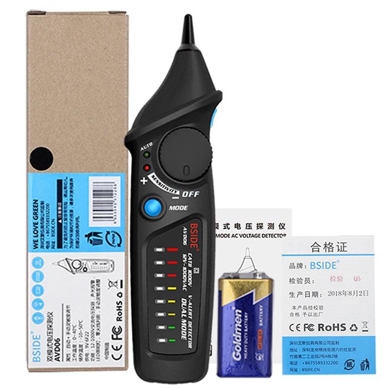 

Intelligent Sensing Voltage Tester Electrician Maintenance Measuring Pen Line Breakpoint Search Voltage Meter Household Detector