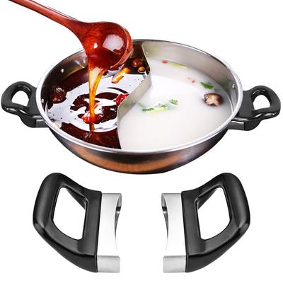 2pcs Lightweight with Screws Kitchen Tool Side Handles Pot Handle Bakelite Grip Cookware Accessories
