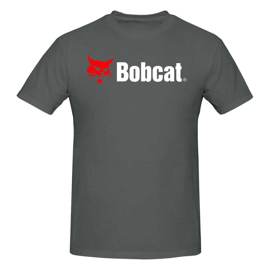 Logo Bobcat Equipunisext T-shirt Fitness Minimalista per Pendolari Schemi di Colore Chiari Manica Corta