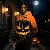 Men's Halloween Print Pullover Hoodie Long Sleeve Sweatshirt