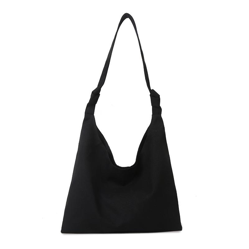 Autumn New Lazy Canvas Tote Bag Korean Style Ins Trendy Crossbody Bag Women Fashion Large Capacity Shoulder Bag