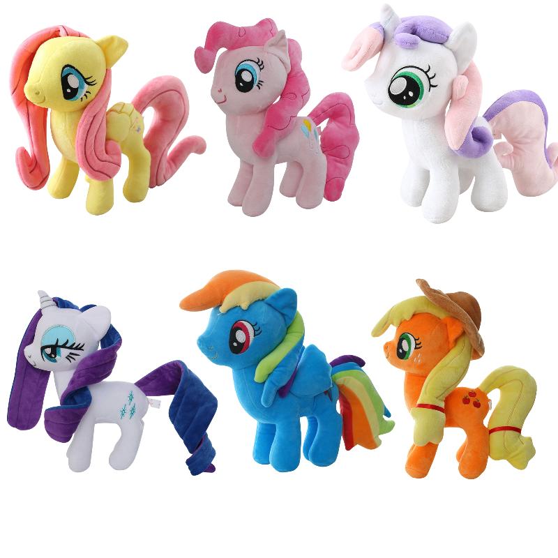 35cm Ny Kawaii My Little Pony Anime Plyschleksaker Enhörningsdocka Ponny gosedjur Biqi Space Princess Nightmare Yuesui Födelsedagspresent