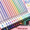 Luminous Color-Changing Glitter Gel Pen for Hand Accounts - Silver, Pearl, Crystal Sand Effect
