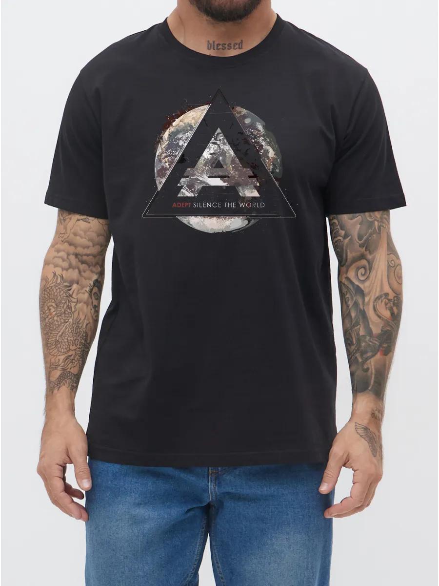 Black Adept metal T-shirt L