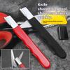 2Pcs Professional Tungsten Diamond Ceramic Knife Scissors Sharpener For All Blades Kitchen Garden Shears Sharpening Tool