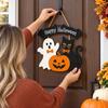Halloween Hanging Sign for Yard, Porch, or Entryway - Holiday Decorative for Indoor and Outdoor Home