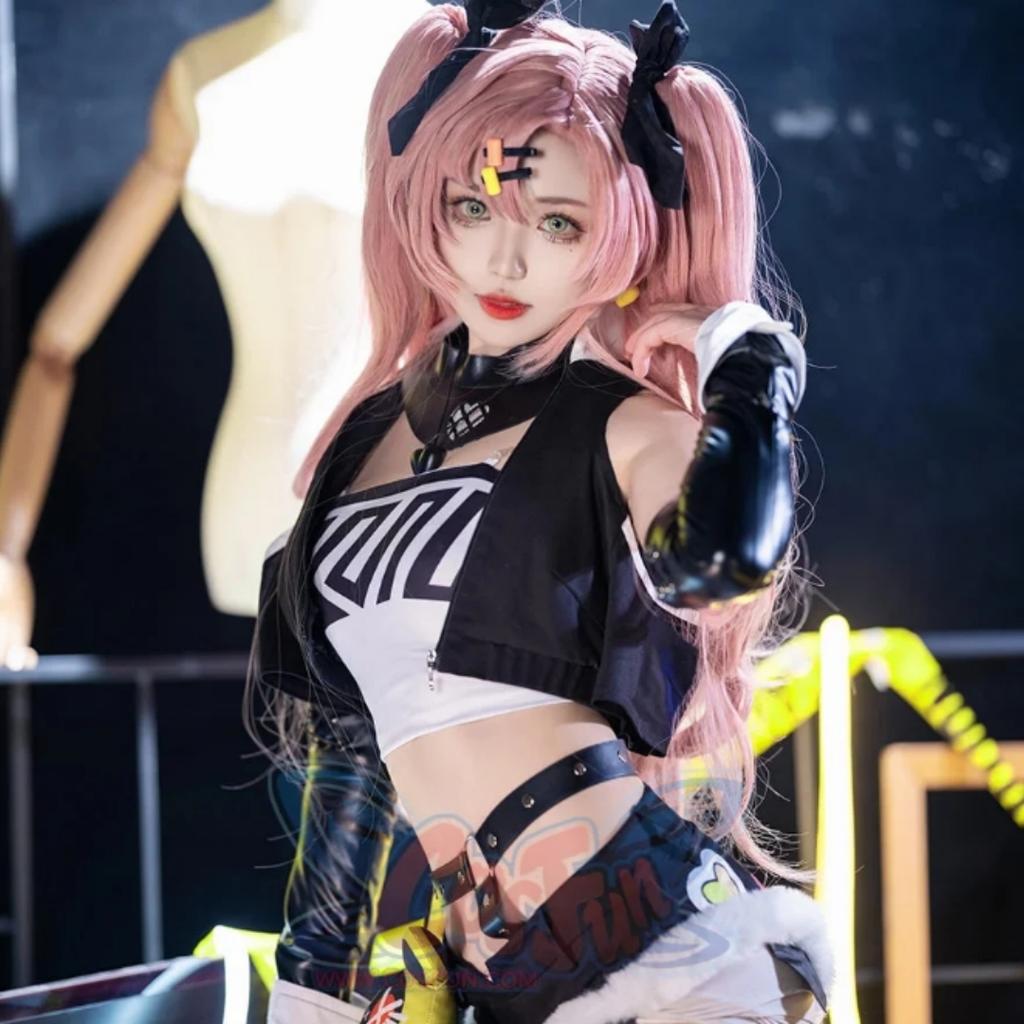 Nicole Demara Cosplay Costume Jeu Zenless Zone Zéro Nicole Cosplay Costume Collab Perruque Ensemble Complet Uniforme Carnaval Anime Halloween