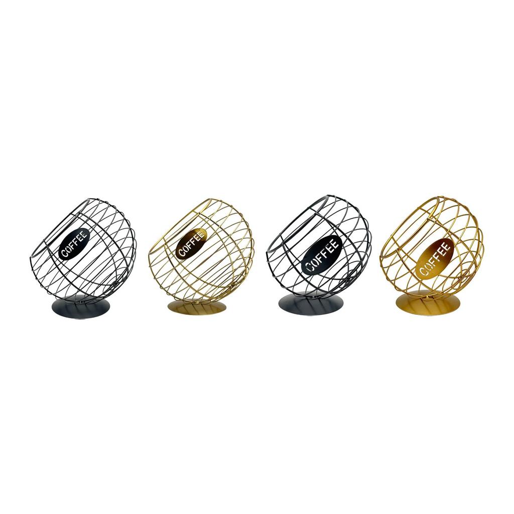 Coffee Pod Counter Organizer Modern Coffee Capsule Storage Rack Coffee Accessories Holder for Office Hotel