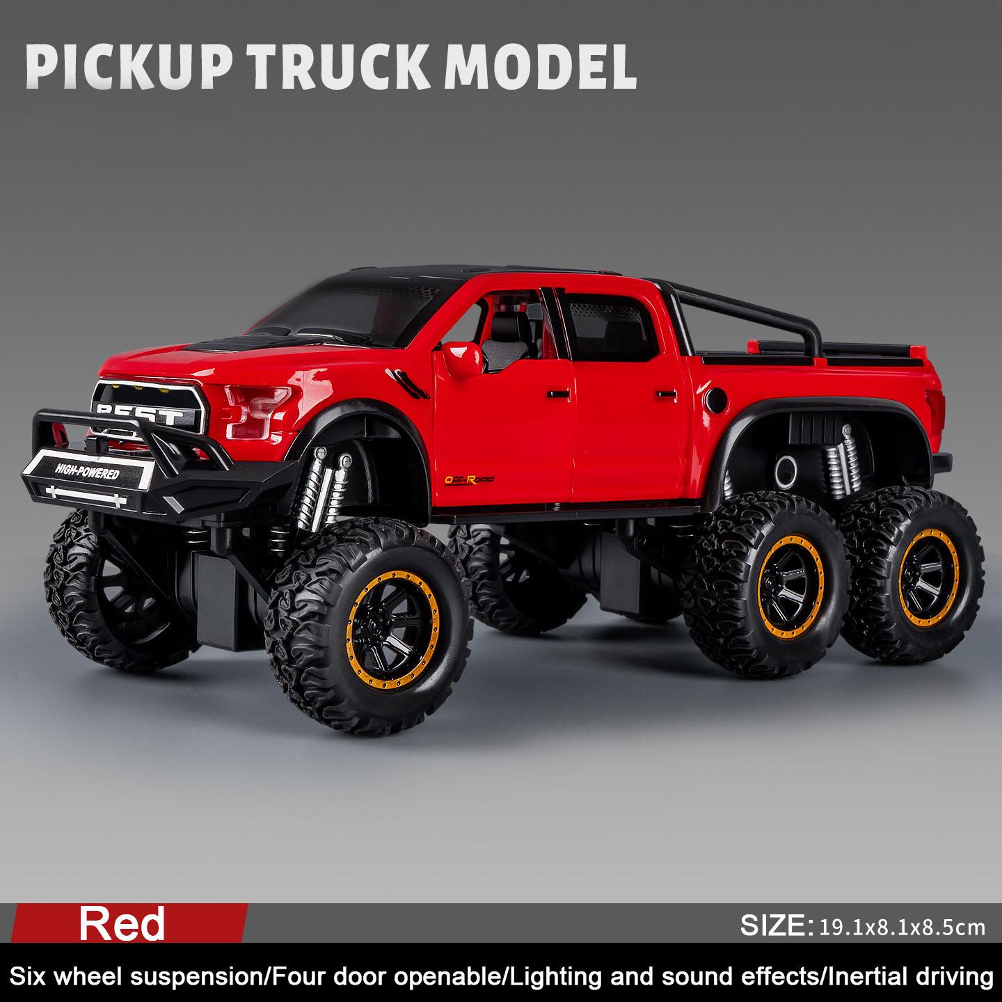 

6 Wheel sSound And Light Pickup Truck Toy