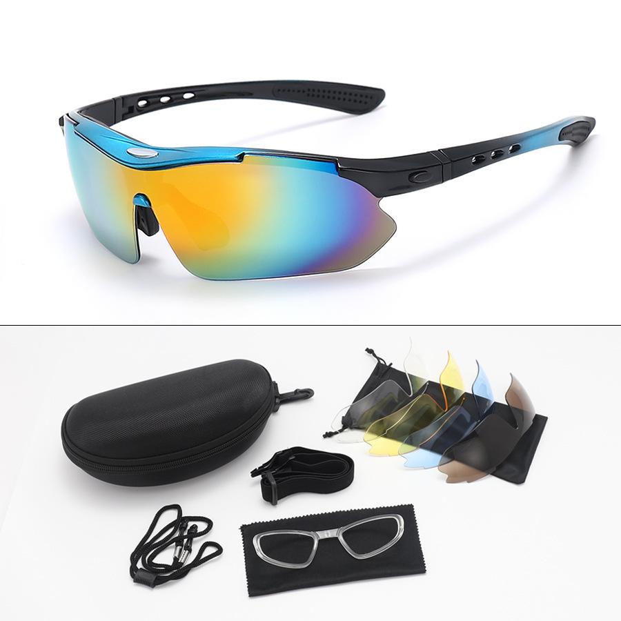 Austauschbare Radbrillen, Motorradbrillen, Fahrradsport, Bergsteigen. Myopie-Trendbrille