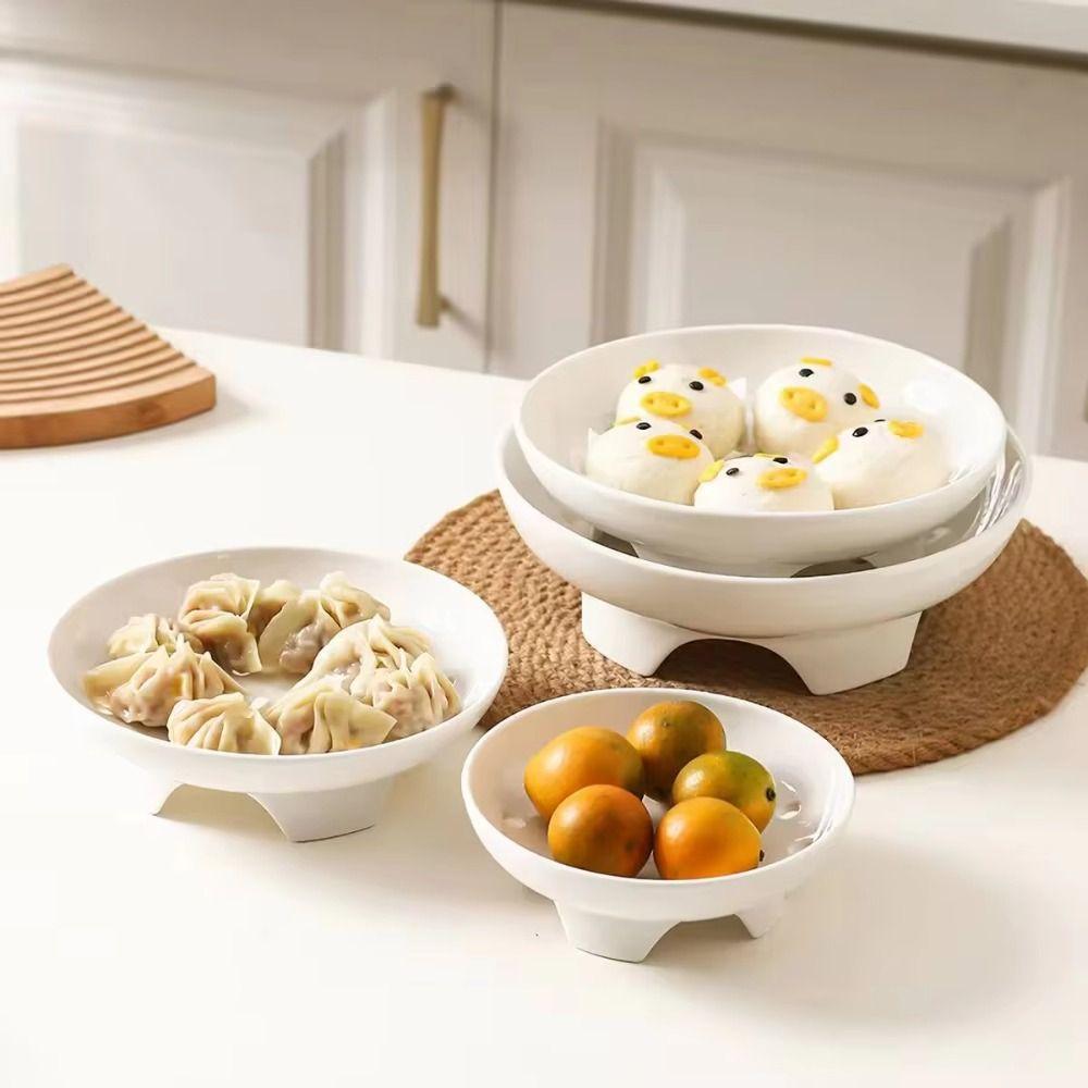 Hollow Porous Food Steaming Dish Round Shape Steaming Bowl Steamer Rack Steamed Stuffed Bun