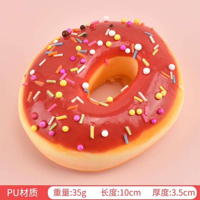 10cm Simulation Donuts Bread Stress Relief Fake Bread Cake Home Decor Display Wedding Sweet Decortions Photography Props 1Pc