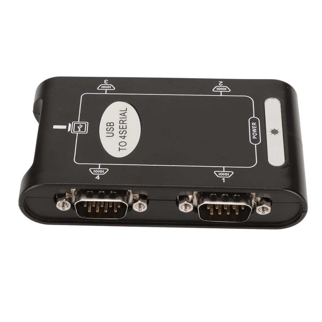USB to Serial Adapter 4 RS232 Port COM Reserve Feature DB9 Compact USB to RS232 Adapter for Windows 10 8 7