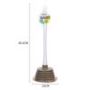 CHAHUA Toilet Plunger, Unclogs Toilet, Portable Toilet Suction Cup, 1 Piece