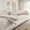 French High-end Sofa Cushion All Seasons Universal  New Entry Luxury Non-slip Chenille Straight Row Cushion Sofa Cover