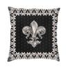 Federa per Cuscino Chic Personalizzata con Fiore di Giglio Fleur De Lis Morbida Carina Cuscino Decorativo per Soggiorno